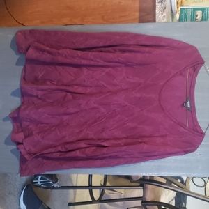Eggplant textured top